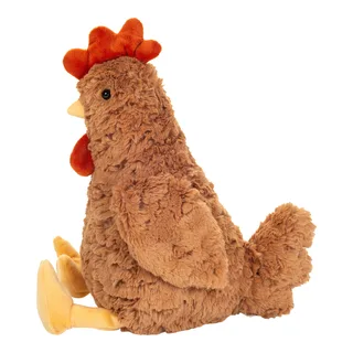 Kuscheltier Henne Gloria 28 cm van Hermann Teddy Collection in Bruin, 28 × 25 × 16 mm – productfoto 1 van 2