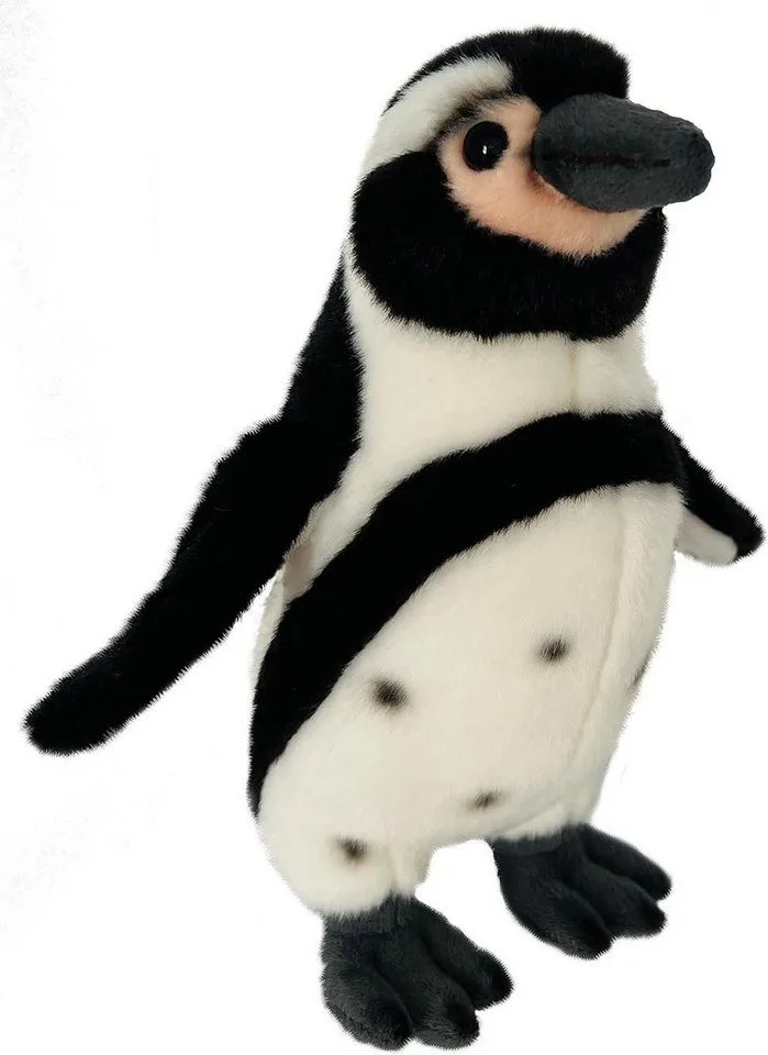 Kuscheltier Humboldt-Pinguin stehend, 25 cm, zum Teil aus recyceltem Material by Hermann Teddy Collection – product photo