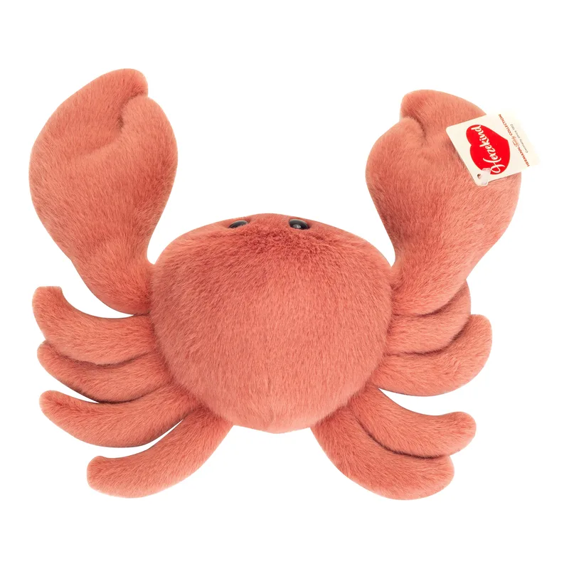 Kuscheltier Krabbe Kiko 20 cm van Hermann Teddy Collection in Rood, 22 × 20 × 9 mm – productfoto 2 van 3
