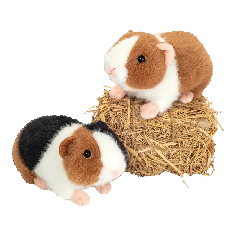 Kuscheltier Meerschweinchen 3-farbig 19 cm von Hermann Teddy Collection in Mehrfarbig, 19 × 9 × 11 mm – Produktfoto 2 von 2