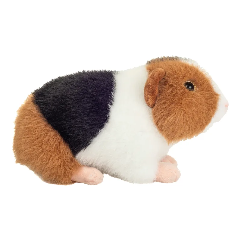 Kuscheltier Meerschweinchen 3-farbig 19 cm von Hermann Teddy Collection in Mehrfarbig, 19 × 9 × 11 mm – Produktfoto 1 von 2