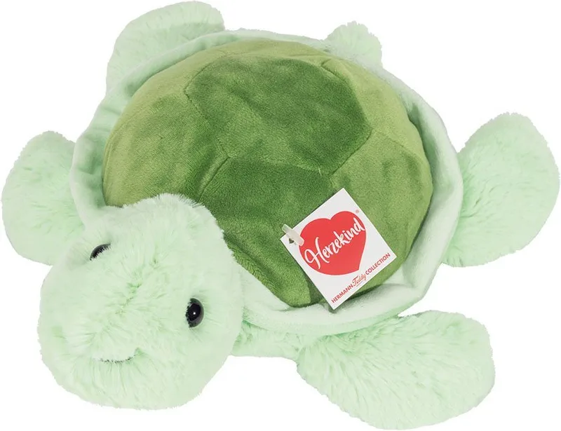Kuscheltier Schildkröte Sandy 30 cm de Hermann Teddy Collection en Vert – photo produit