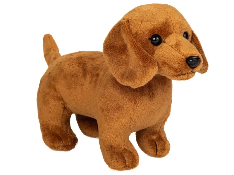 Kuscheltier Teddy Hermann Hund Dackel 21 cm hellbraun Plüschhund van Hermann Teddy Collection – productfoto