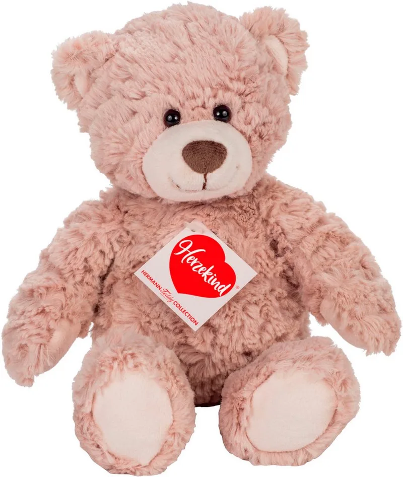 Kuscheltier Teddy Pepper 30 cm de Hermann Teddy Collection en Rose – photo produit