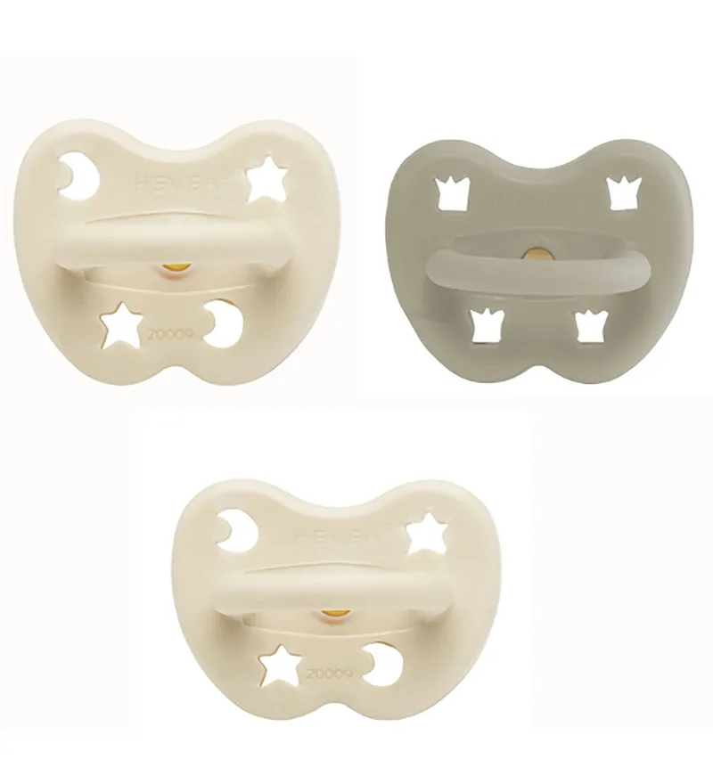 Fopspenen - 0-3 mnd. - 3-pack - Natuurlijk Rubber - De hav de Hevea – photo produit