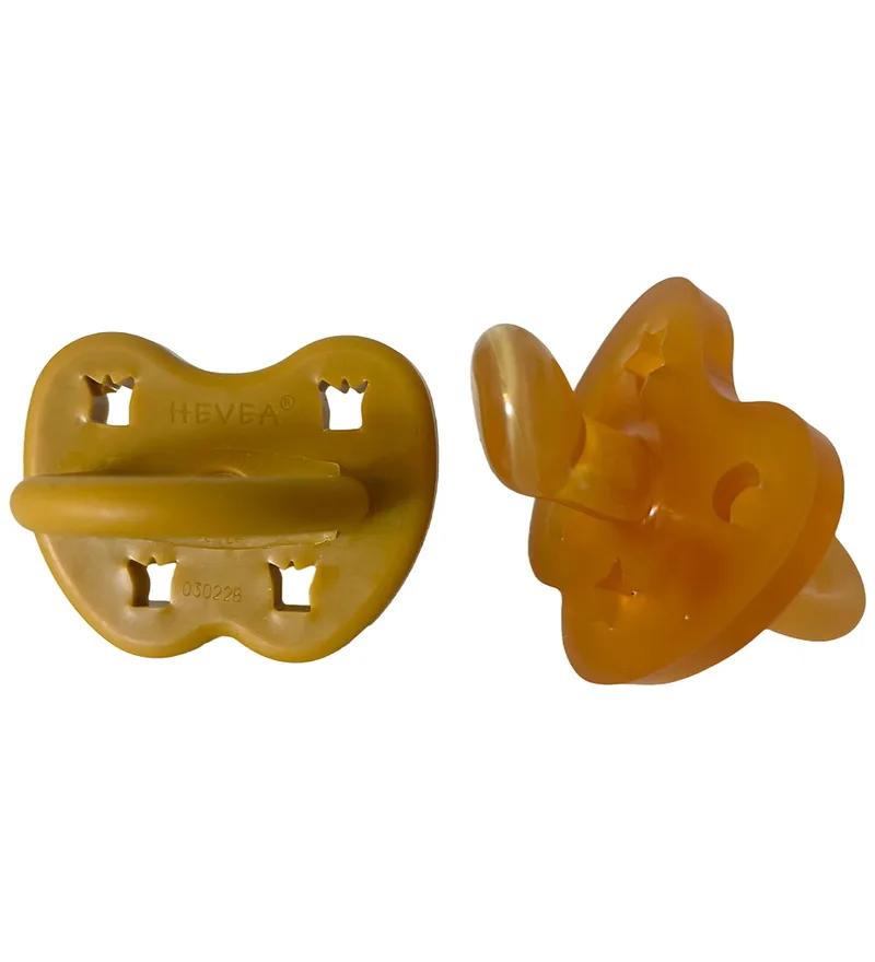 Fopspenen - 3-36 mnd. - 2-pack - Natuurlijk Rubber - Amber von Hevea – Produktfoto