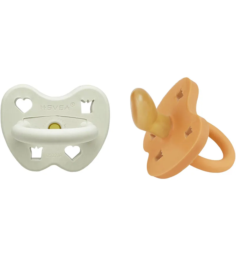 Fopspenen - 3-36 mnd. - 2-pack - Natuurlijk Rubber - Bevro van Hevea – productfoto
