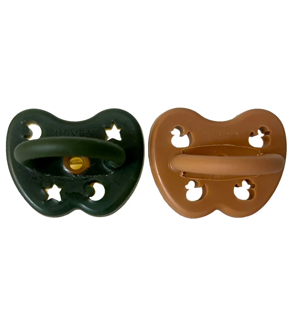 Fopspenen - 3-36 mnd. - 2-pack - Natuurlijk Rubber - Bos S by Hevea – product photo