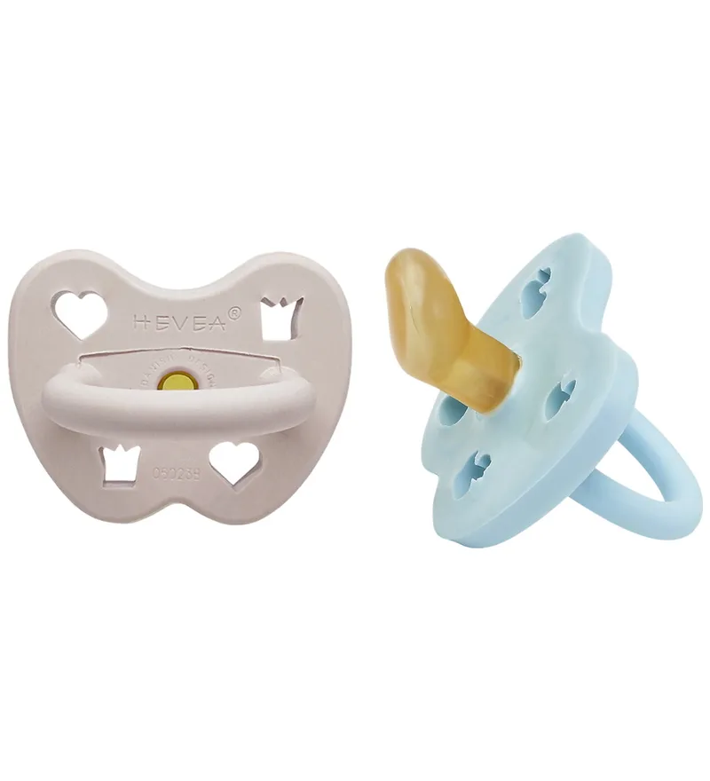 Fopspenen - 3-36 mnd. - 2-pack - Natuurlijk Rubber - Capri de Hevea – photo produit