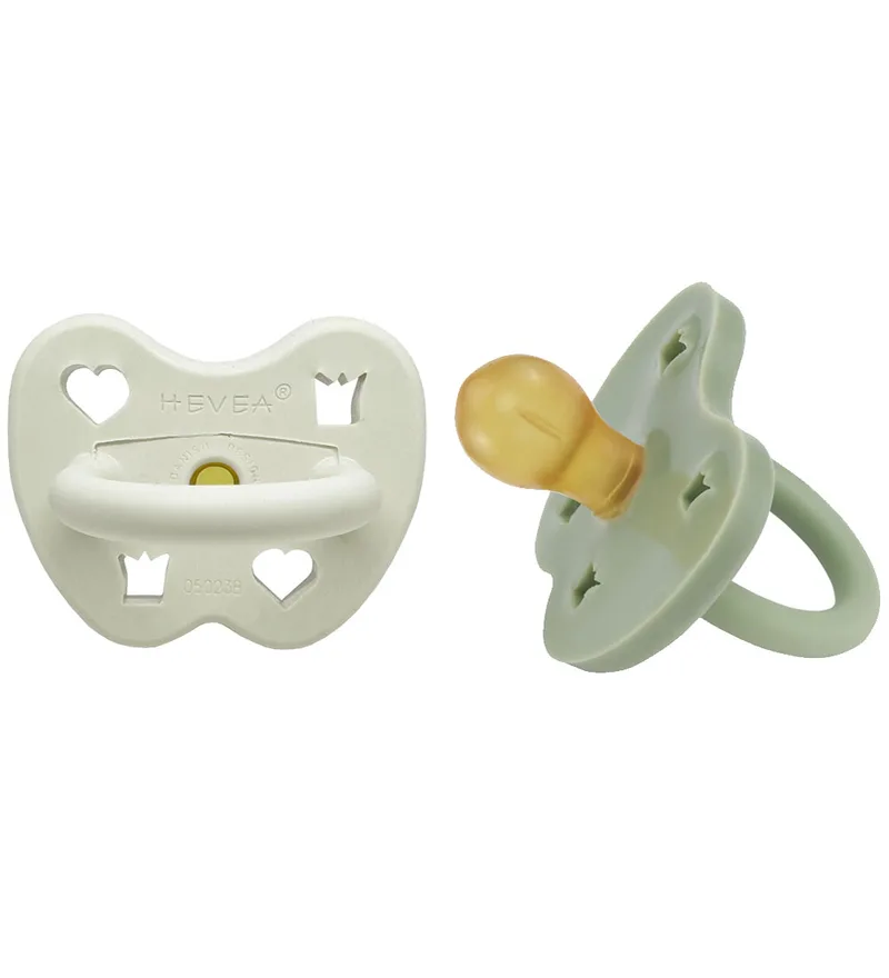 Fopspenen - 3-36 mnd. - 2-pack - Natuurlijk Rubber - Denne van Hevea – productfoto