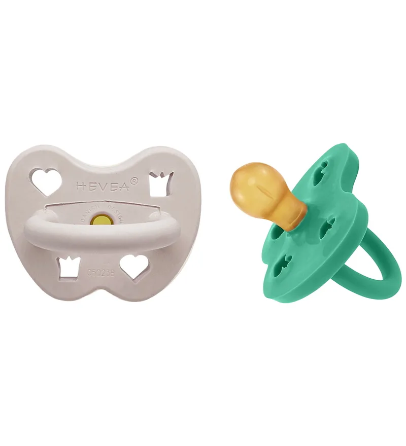 Fopspenen - 3-36 mnd. - 2-pack - Natuurlijk Rubber - Green de Hevea – photo produit