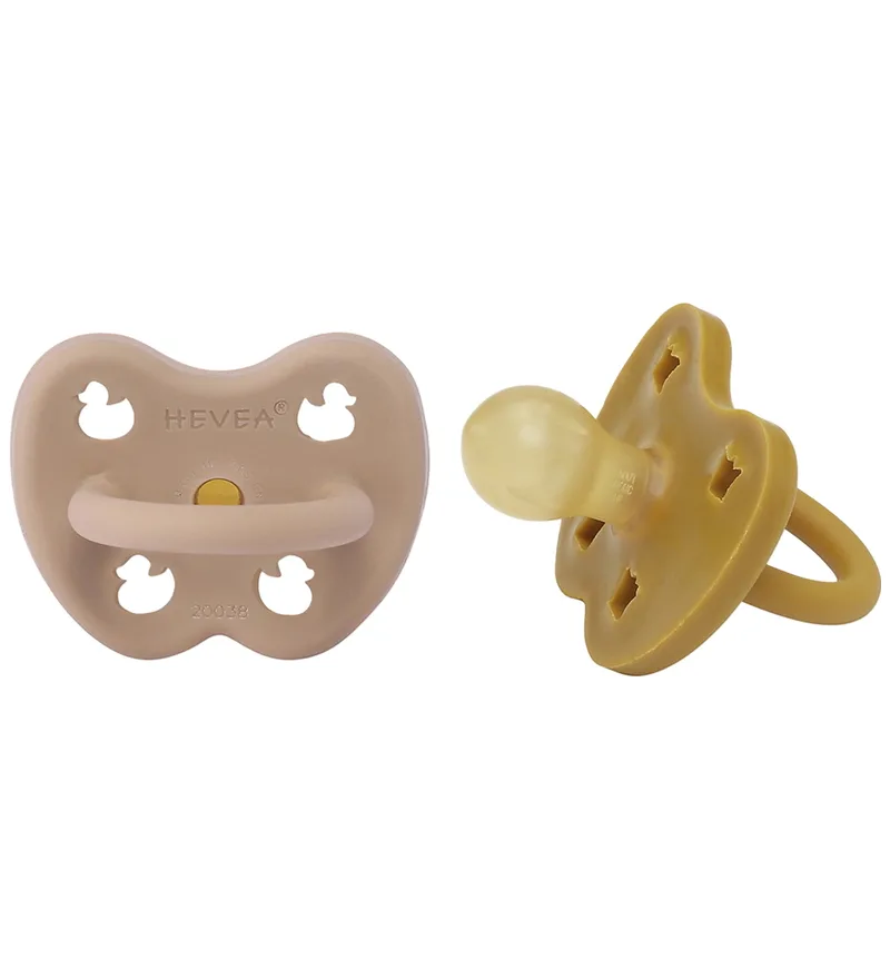 Fopspenen - 3-36 mnd. - 2-pack - Natuurlijk Rubber - Honey van Hevea – productfoto