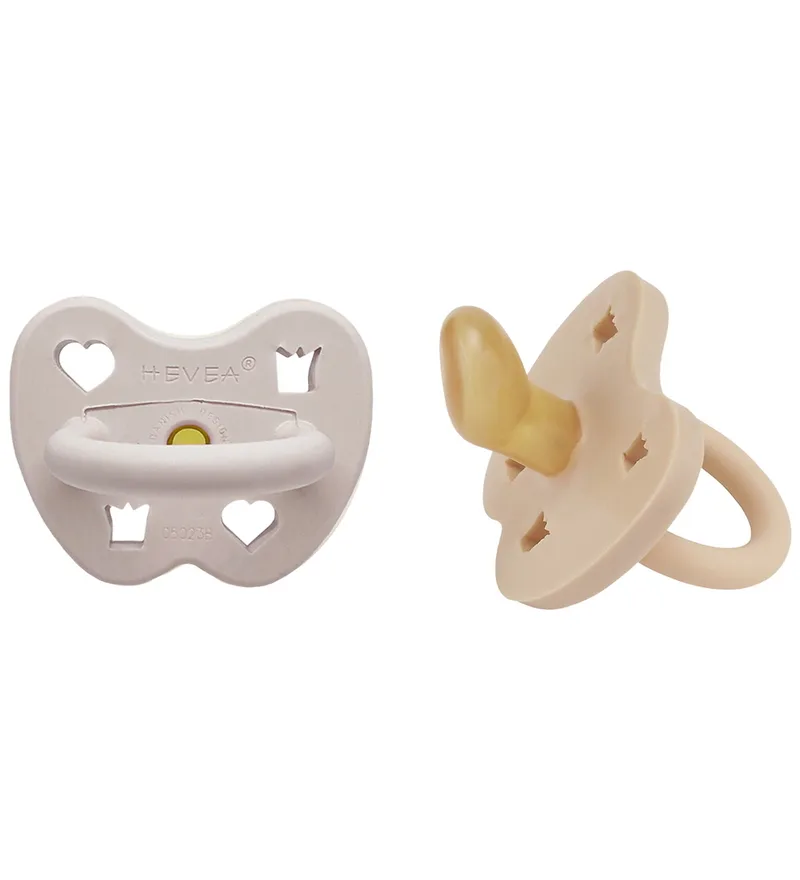 Fopspenen - 3-36 mnd. - 2-pack - Natuurlijk Rubber - Hornb de Hevea – photo produit