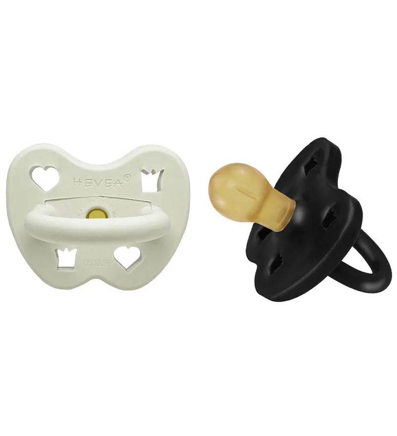 Fopspenen - 3-36 mnd. - 2-pack - Natuurlijk Rubber - IJzig by Hevea – product photo