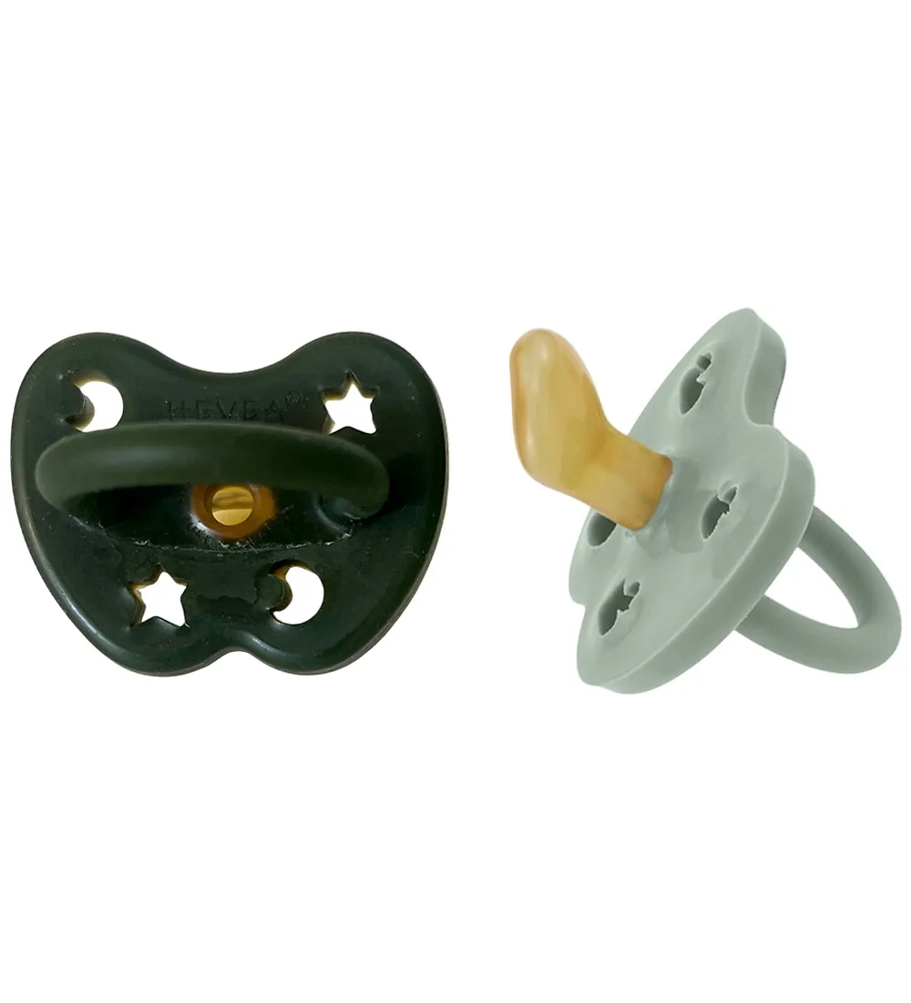 Fopspenen - 3-36 mnd. - 2-pack - Natuurlijk Rubber - Mossl by Hevea – product photo
