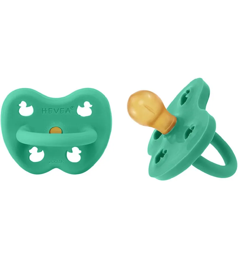Fopspenen - 3-36 mnd. - 2-pack - Natuurlijk Rubber - Pop v de Hevea – photo produit