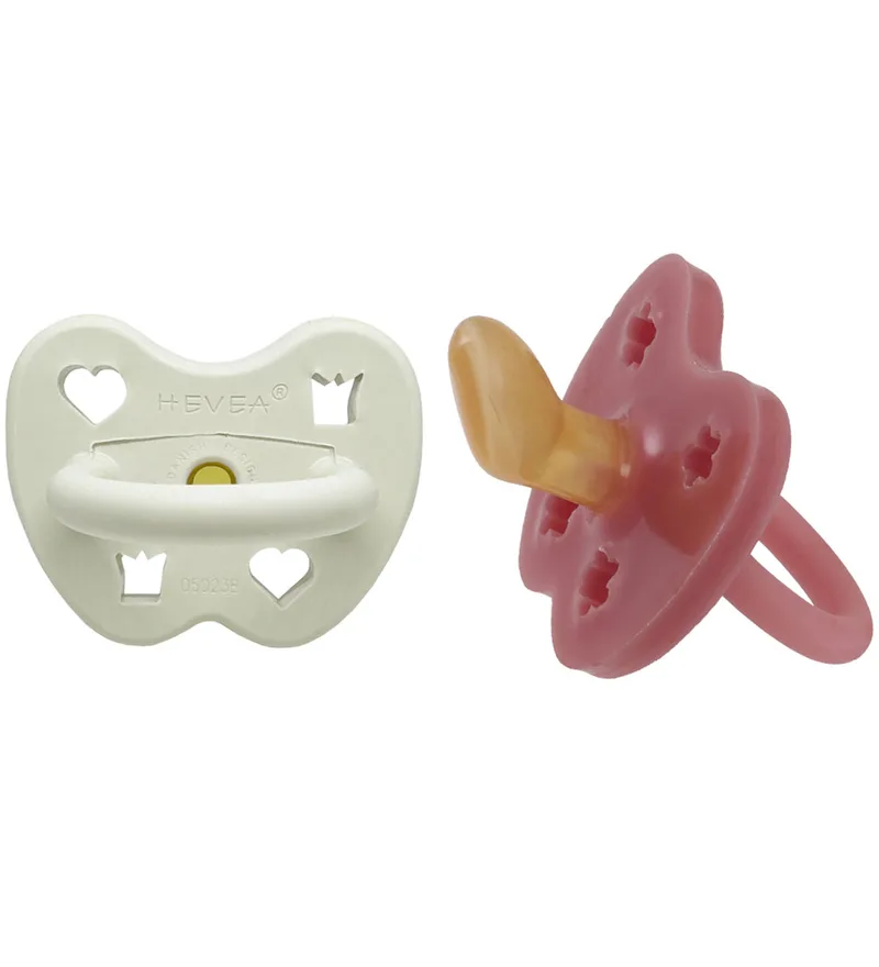 Fopspenen - 3-36 mnd. - 2-pack - Natuurlijk Rubber - Winte by Hevea – product photo
