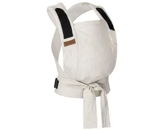 Babytrage Bondolino b.pure, Komforttrage ab Geburt (3 - 20 kg) Bauchtrage, Rückentrage & Hüfttrage von Hoppediz in Beige – Produktfoto 1 von 2