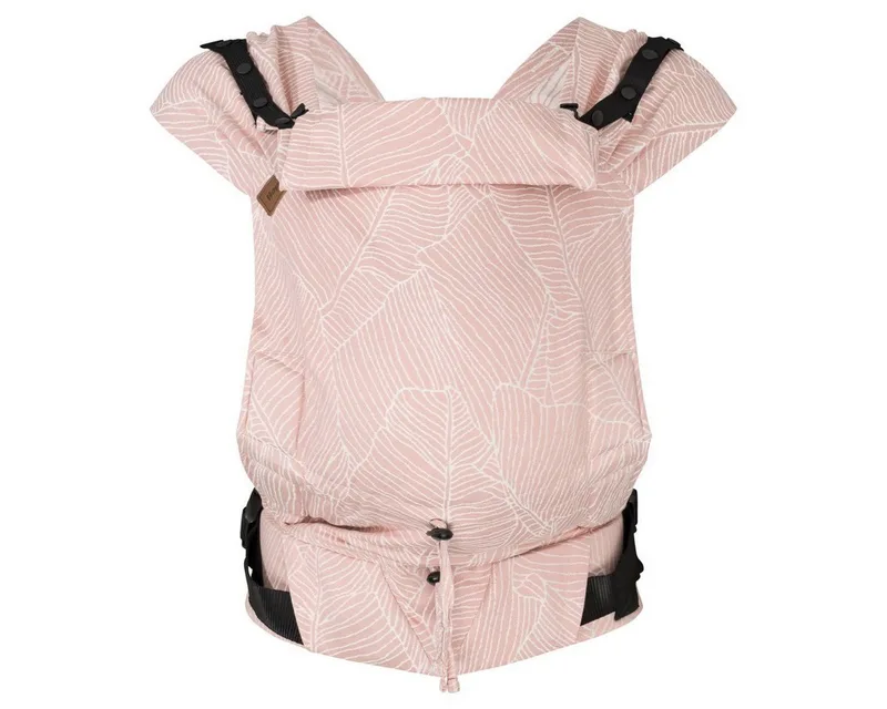 Babytrage Primeo, ab Geburt (2,5 kg) Bauchtrage & Rückentrage aus 100 % Bio-Baumwolle van Hoppediz in Grün – productfoto