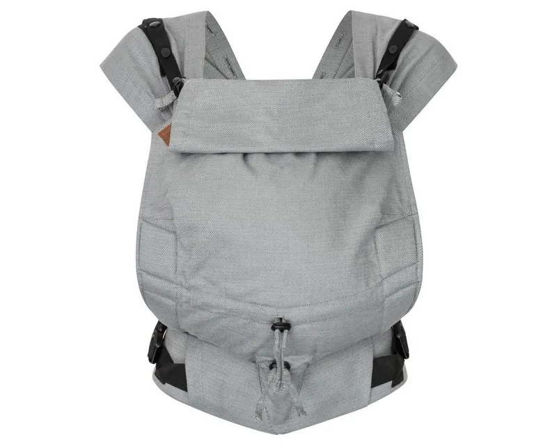Babytrage Primeo, ab Geburt (2,5 kg) Bauchtrage & Rückentrage aus 100 % Bio-Baumwolle van Hoppediz in Grün – productfoto