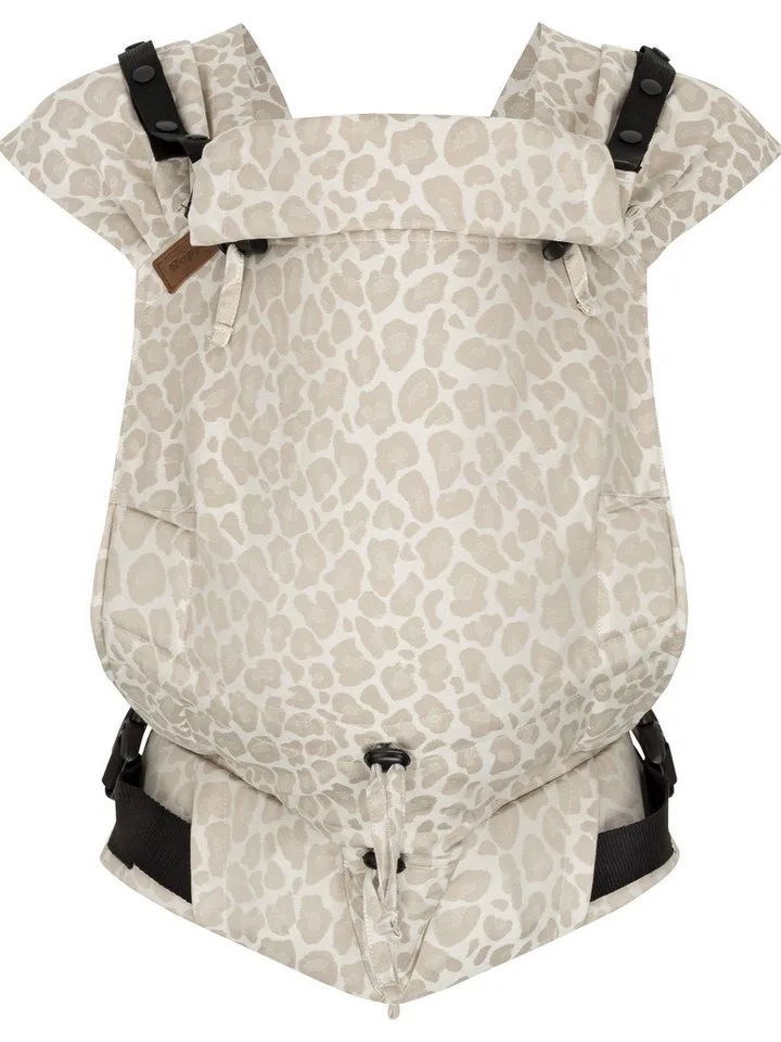 Babytrage Primeo, ab Geburt (2,5 kg) Bauchtrage & Rückentrage aus 100 % Bio-Baumwolle van Hoppediz in Grün – productfoto