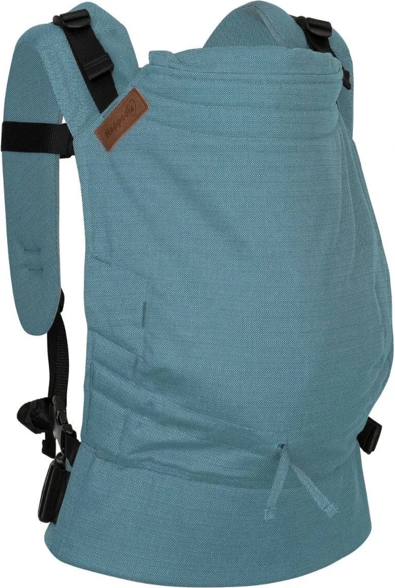 Draagzak Buckle Baby Carrier Ibiza från Hoppediz i Zeegroen – produktbild