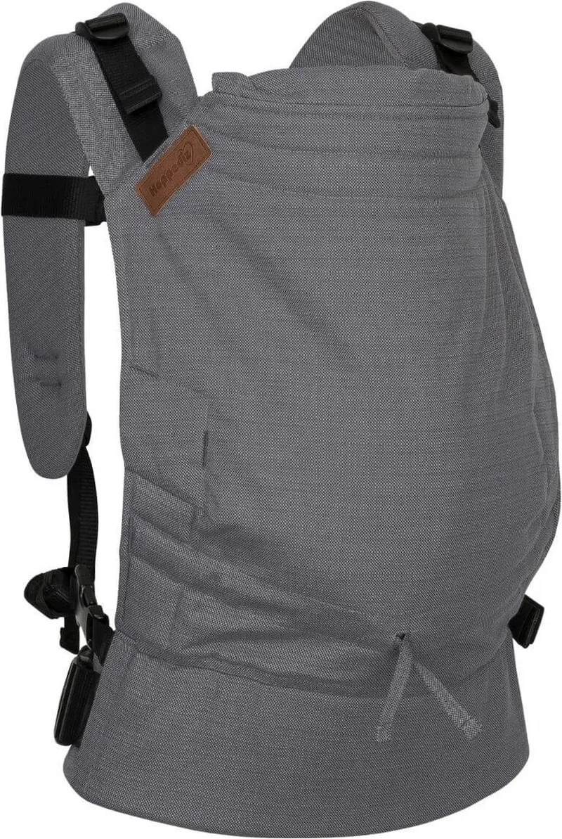 Draagzak Buckle Baby Carrier Lanzarote från Hoppediz i Grijs – produktbild