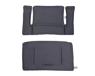 Hochstuhlauflage Hochstuhl Sitzkissen Set für Stokke Tripp Trapp von Hoppediz in Grau, Rot – Produktfoto 2 von 5