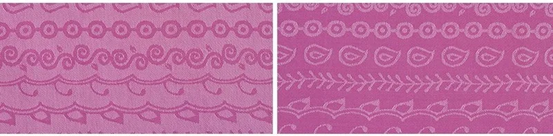 Jacquard Draagdoek Berry Maat 6 by Hoppediz in Roze – product photo