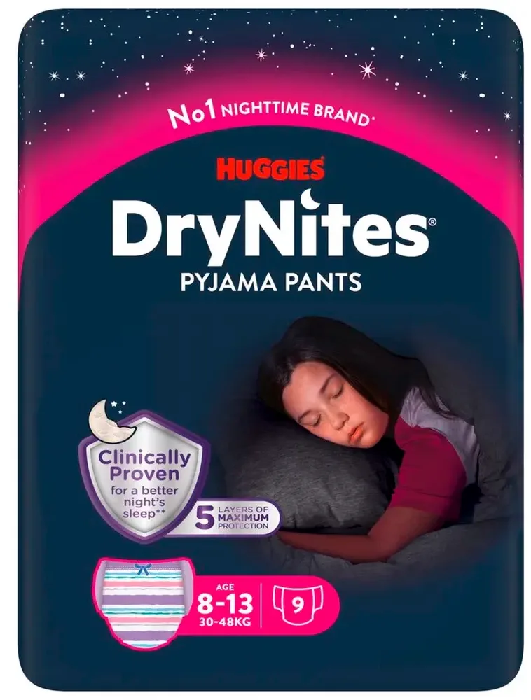 DryNites Pyjama Pants 8-13 Jaar von Huggies – Produktfoto