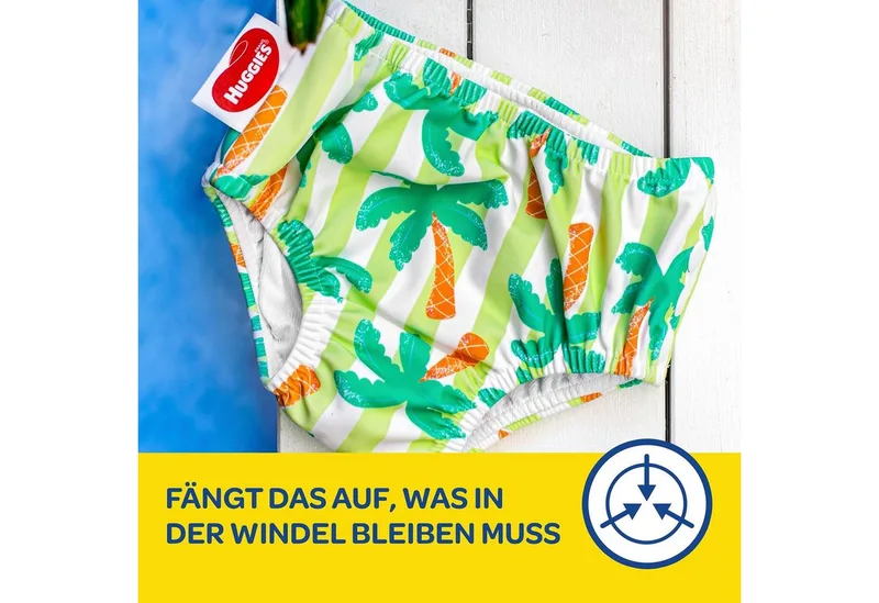 Little Swimmers - Zwemluier wasbaar - maat 3/4 - 11 tot 14 kg - herbruikbaar zwembroekje - 1 stuk fra Huggies – produktbillede 4 af 5