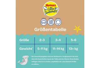 Little Swimmers - Zwemluier wasbaar - maat 3/4 - 11 tot 14 kg - herbruikbaar zwembroekje - 1 stuk fra Huggies – produktbillede 3 af 5