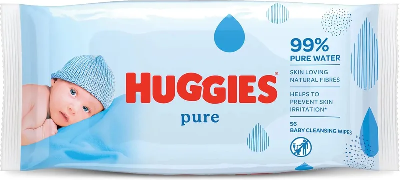Pure - Billendoekjes - 56 babydoekjes by Huggies – product photo
