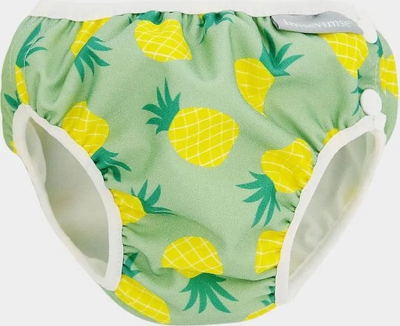 Vimse Groene Ananas - Wasbare Zwemluier - Maat M - Waterbestendig - Hip Design - OEKO-TEX® Klasse 1 by ImseVimse – product photo