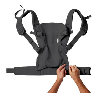Babydrager Flip Light & Airy 4in1 Mesh van Infantino in Zwart, 55 × 63 × 9 mm – productfoto 1 van 3
