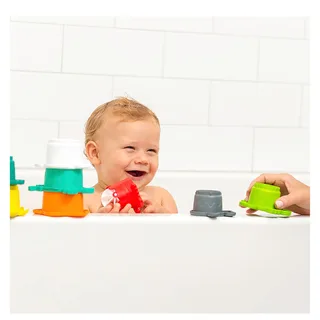 Badespielzeug-Set Splish & Splash 17-tlg. by Infantino in Multicolour, 31,8 × 11,4 × 21,9 mm – product photo 2 of 3