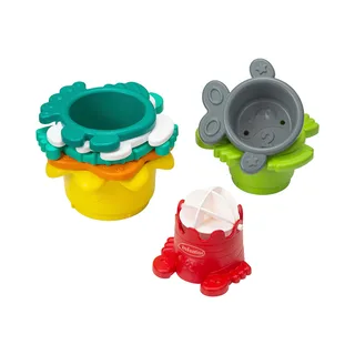 Badespielzeug Stapelbecher by Infantino in Multicolour, 10,2 × 10,2 × 16,8 mm – product photo 1 of 3