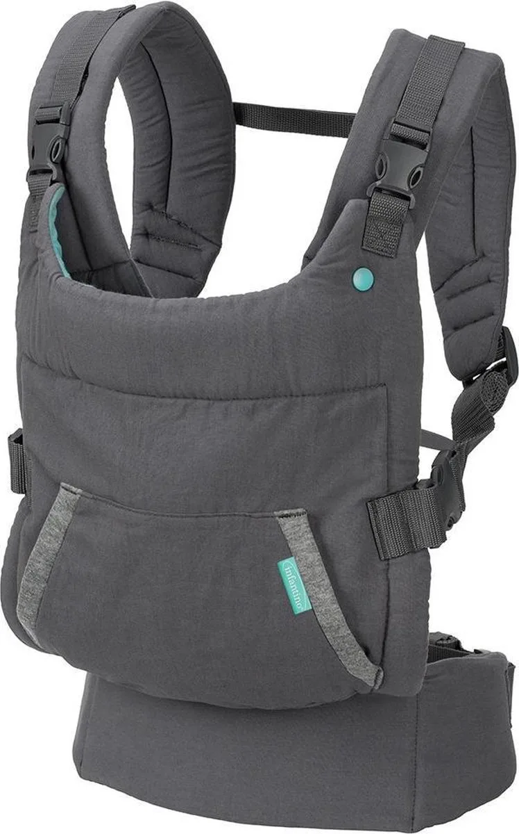 Cuddle Up Ergonomic Hoodie Draagzak BK-05331 de Infantino en Gris – photo produit