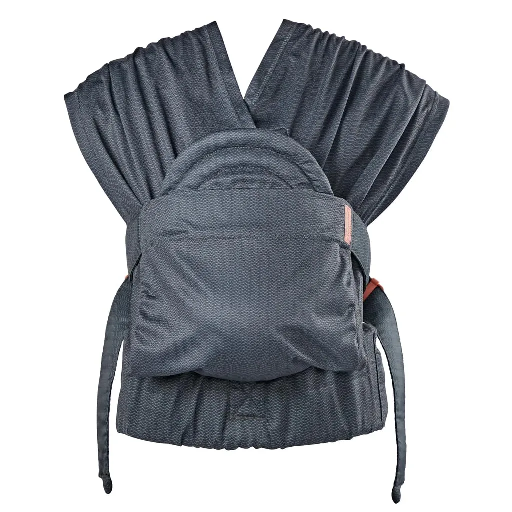 draagzak baby hybride Hug & Cuddle verstelbaar grijs comfort. van Infantino in Meerkleurig – productfoto 2 van 4