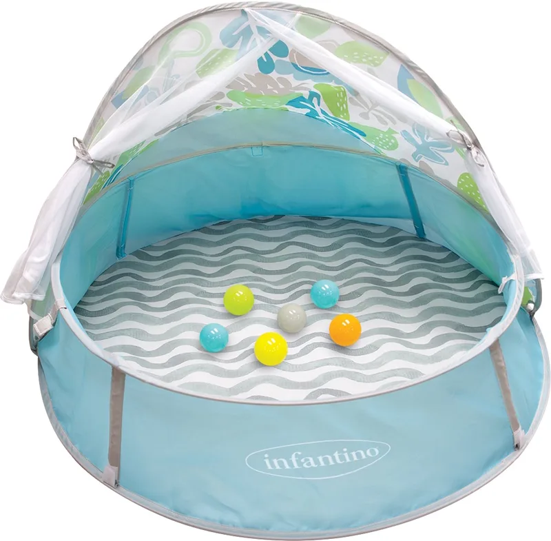 Grow With Me 3-in-1 speelkleed en ballenbak van Infantino in Meerkleurig – productfoto