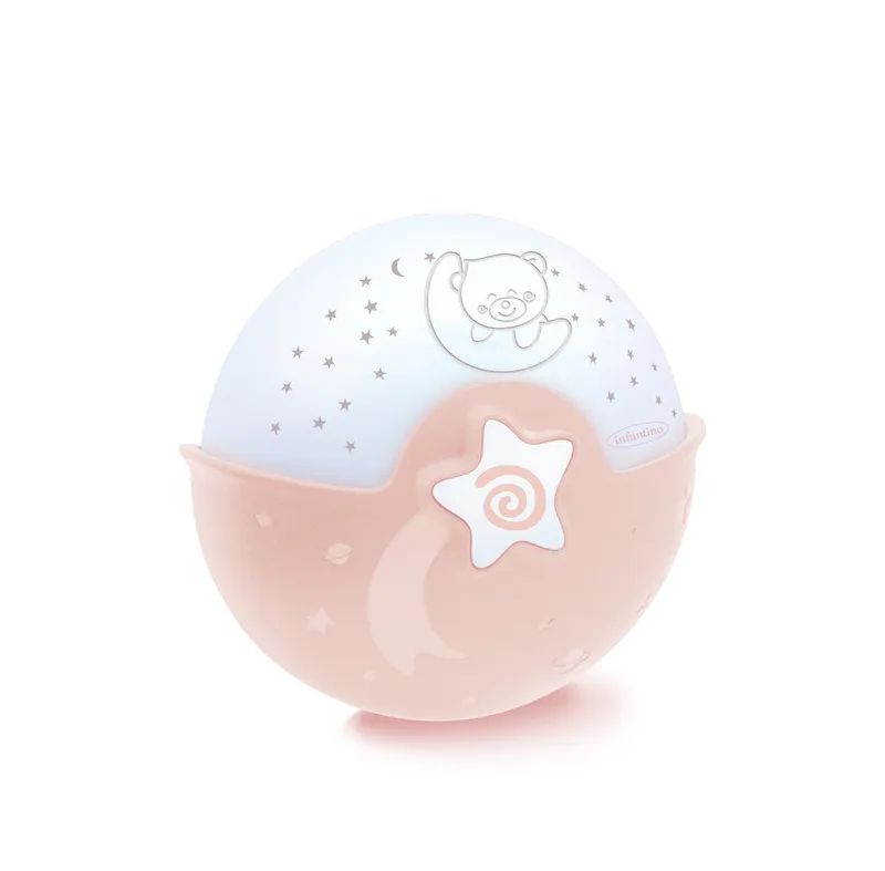 Nachtlamp & Projector Infantino Dusty Pink van Infantino – productfoto