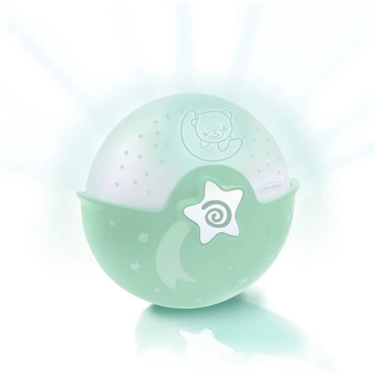 nachtlampje projector baby slaaplamp LED sensor. van Infantino in Mintgroen – productfoto
