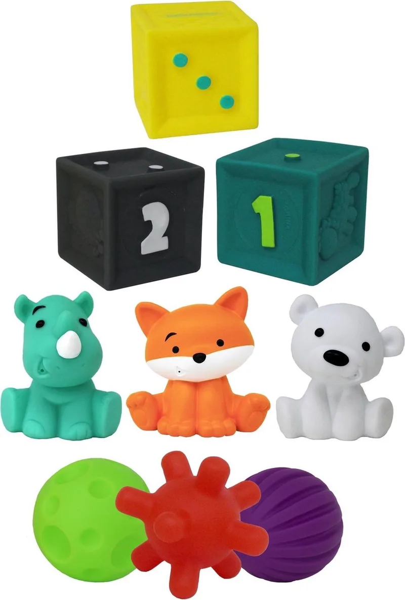 Speelset Tub O'toys - Badspeelgoed van Infantino in Meerkleurig – productfoto