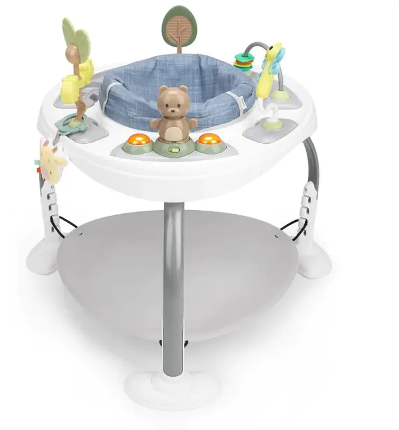 Activity jumper en speeltafel 2in1 Bloom de Ingenuity en Gris – photo produit
