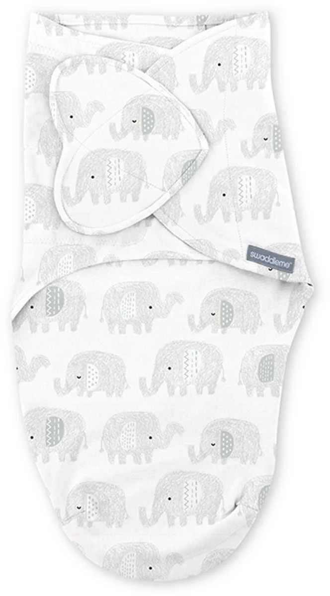 Baby inbakerdoek SwaddleMe olifant by Ingenuity in Multicolour – product photo