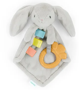 Baby knuffeldoek met bijtring Cozy Sylvi by Ingenuity in Multicolour – product photo 1 of 5