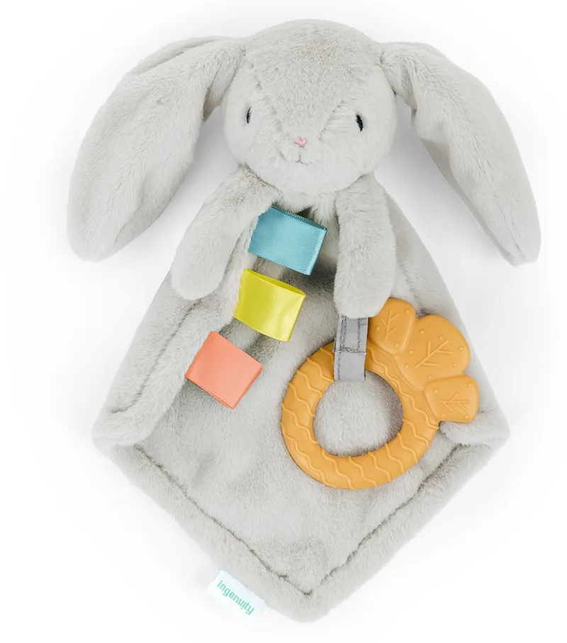 Baby knuffeldoek met bijtring Cozy Sylvi by Ingenuity in Multicolour – product photo