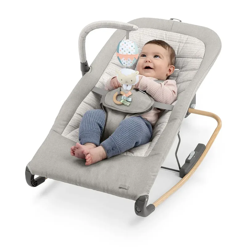 Baby wipstoel InMotion Automatic Rocker de Ingenuity en Gris – photo produit 3 sur 4