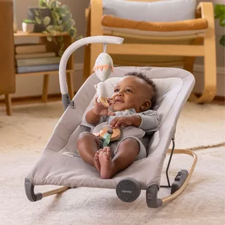 Baby wipstoel InMotion Automatic Rocker de Ingenuity en Gris – photo produit 2 sur 4