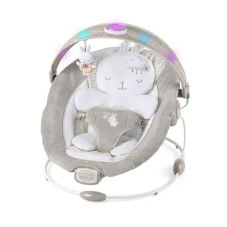 Babyschaukel InLighten Bouncer™ - Twinkle Tails™, mit Licht und Sound von Ingenuity in Grau – Produktfoto 5 von 5